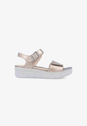 Sandalias con plataforma - gold