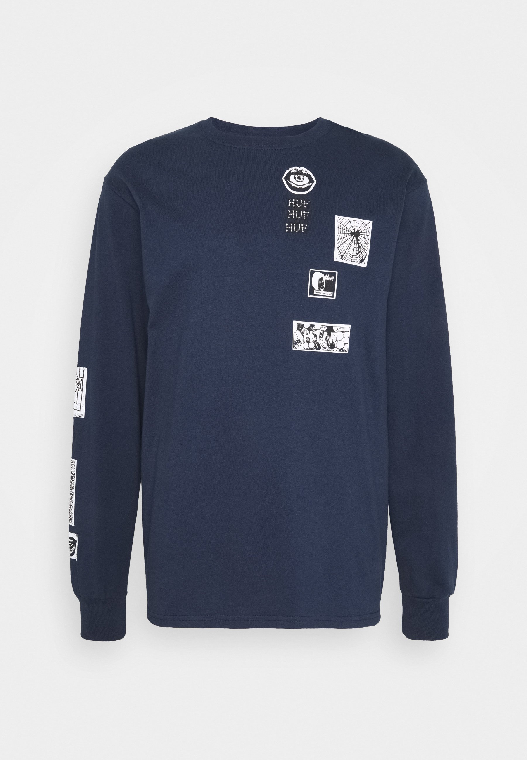 HUF MASTERS TEE Longsleeve french navydonkerblauw Stieglitz WORLD TOUR Sweater rose Zalando.nl