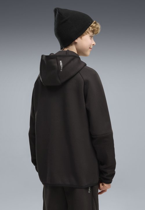PUMA PUMATECH ELEVATED KAPUZENJACKE - Zip-up sweatshirt - black — photo 3