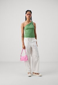 Abercrombie & Fitch VARIGATED KNOTTED TANK - Top - jade green