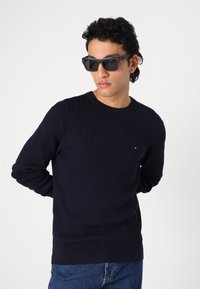 Tommy Hilfiger HERRINGBONE STRUCTURE - Jumper - desert sky