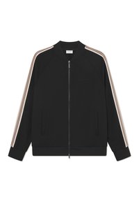 Sweater met rits - black