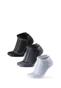 Danish Endurance LONG DISTANCE  3 PACK   - Ankelsockor - multicolour black grey white