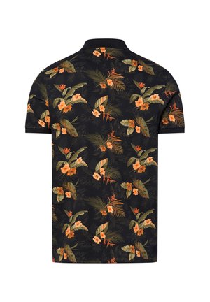 Poloshirt - schwarz grün - 0002