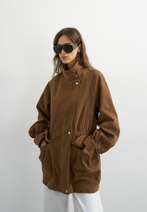 Topshop, JACKET TSSILLA JACKET - Kort frakke - chocolate brown