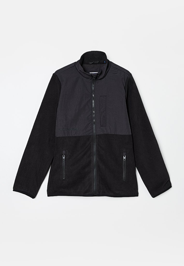 Jack & Jones Junior Fleecejas zwart