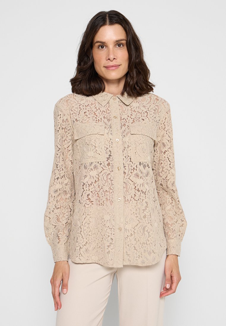 DKNY Overhemdblouse beige