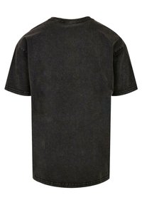 Merchcode TIME TO BLOOM - ACID WASHED HEAVY - T-shirt print - black