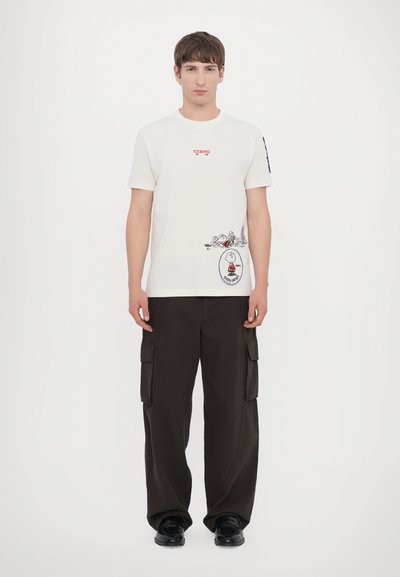 Iceberg Print T-shirt - vaniglia