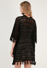 LELA REGULAR FIT - Kardigan - black