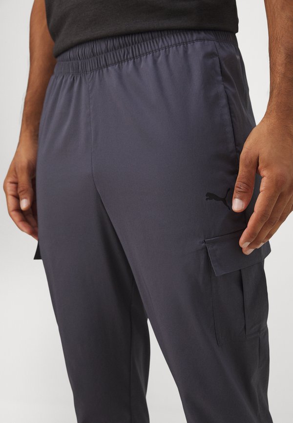 TECH CARGO - Tracksuit bottoms - galactic gray3