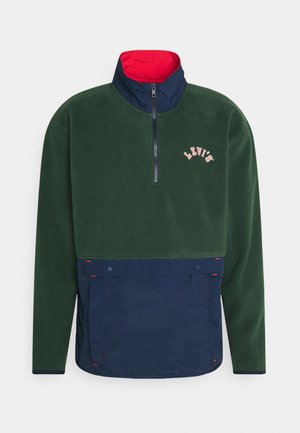 Fleece trui - dark green