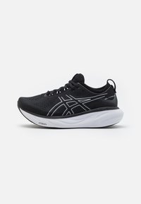 ASICS - NIMBUS 25 - Juoksukenkä/neutraalit - black/pure silver Pienoiskuva 1