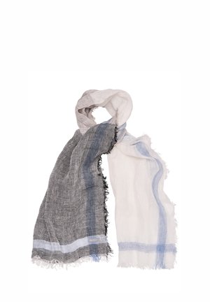 PARIS - Scarf - grey/white/light blue