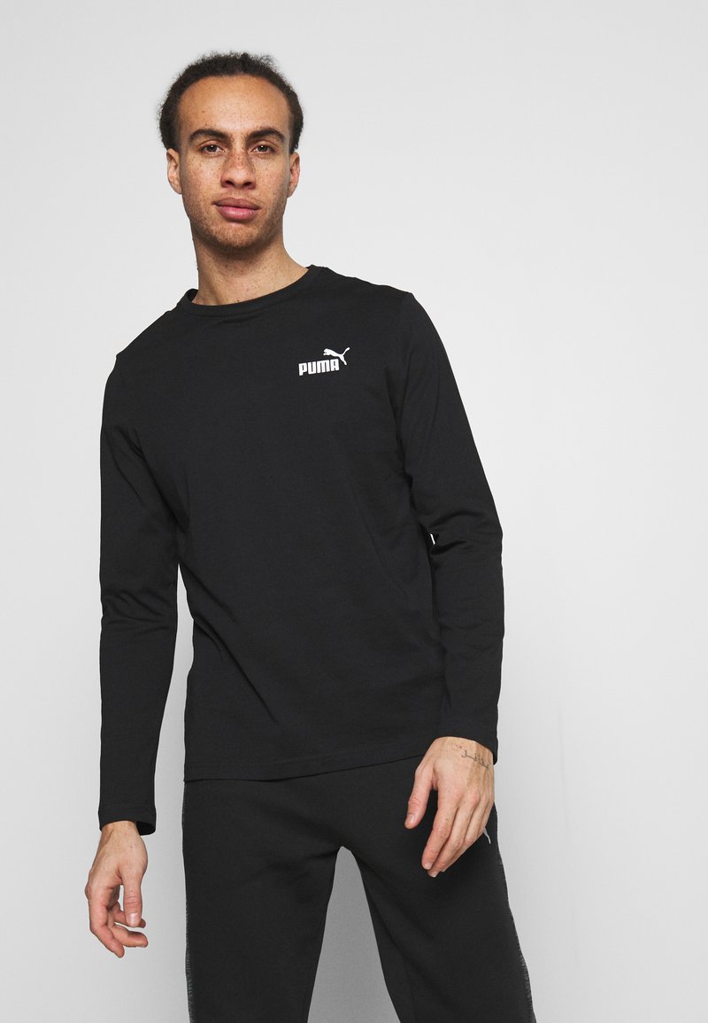 Puma SMALL LOGO LONG SLEEVE - Top dugih rukava - puma black