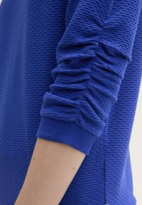 TOM TAILOR DENIM STRUCTURED - Sweatshirt - anemone blue