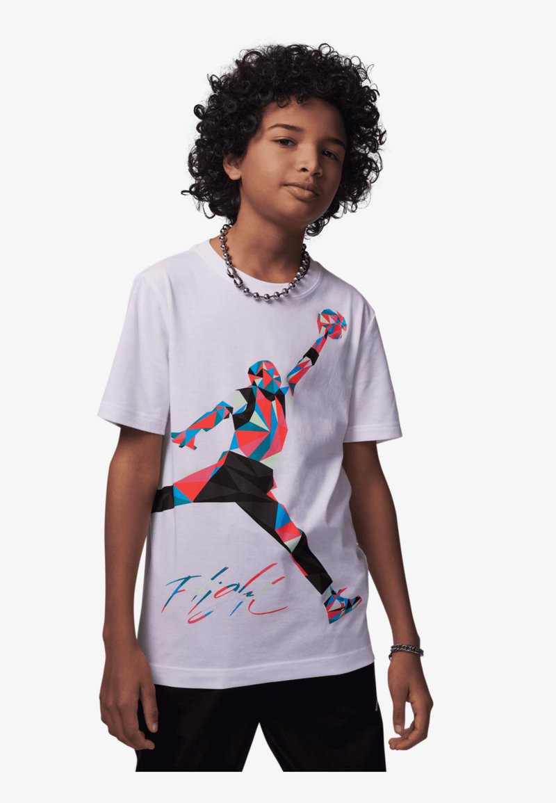 Jordan - JUMPMAN HEIRLOOM TEE UNISEX - T-Shirt print - white, Vergrößern