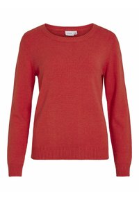 VIRIL O NECK  - Trui - aurora red