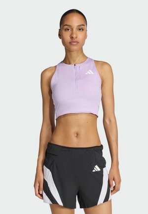 ADIZERO CROP W - Top - powder plum