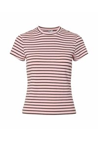 MIT ANGESCHNITTENEN ÄRMELN PCMONIQUE - T-shirt con stampa - romance rose
