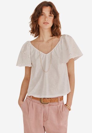 T-shirt print - white