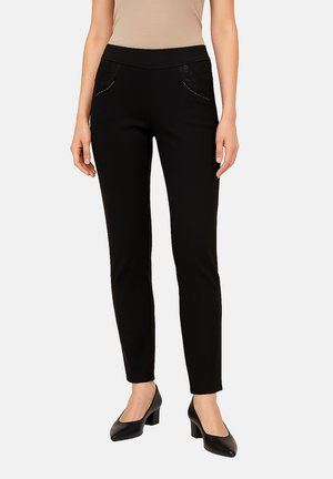 THERMO MIT HOHER TAILLE - Stoffhose - schwarz