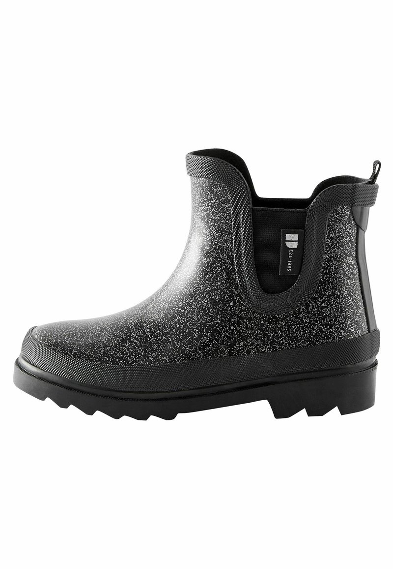 Next Stivali di gomma - black glitter