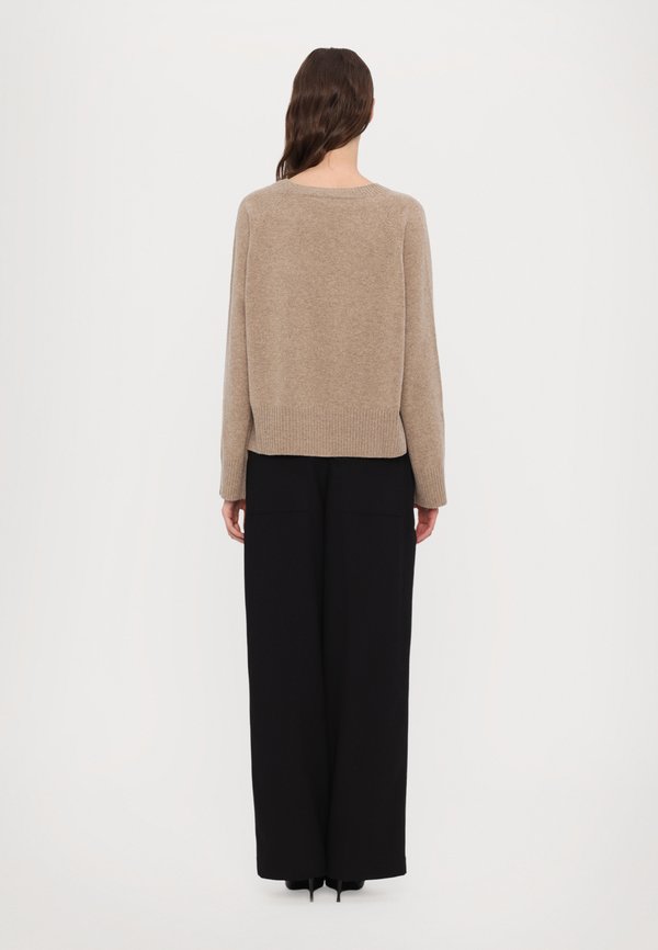 CREW NECK WIDE SLEEVE - Jumper - dark chino beige4