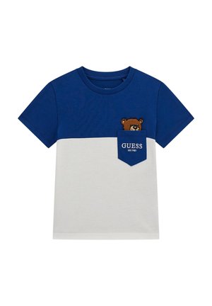 Print T-shirt - blau