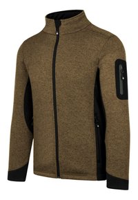 normani Outdoor Sports OUTDOOR ÜBERGANGS STRICKJACKE MIT SEITENTASCHEN - Fleecejacke - beige