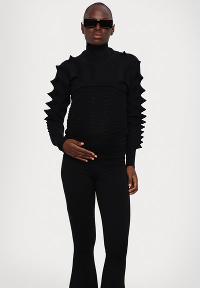 Stieglitz STIEG FLARED - Legging (type pantalon) - black