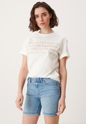 Jeansshort - powder blue denim