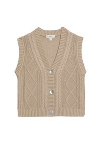 Strickjacke - cappuccino