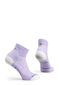 Smartwool WOMEN'S RUN ZERO CUSHION ANKLE SOCKS - Träningssockor - ultra violet