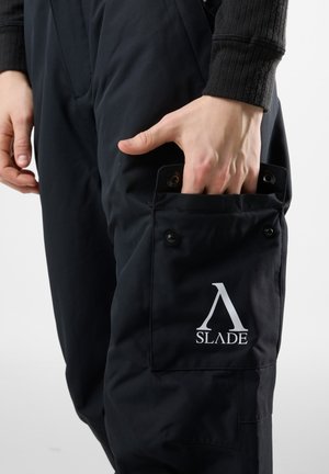 ASPEN SHELL JR - Pantalons de ski - black