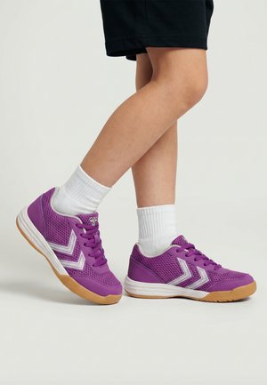 Hummel MULTIPLAY FLEX LC - Tennissko til multicourt - dahlia