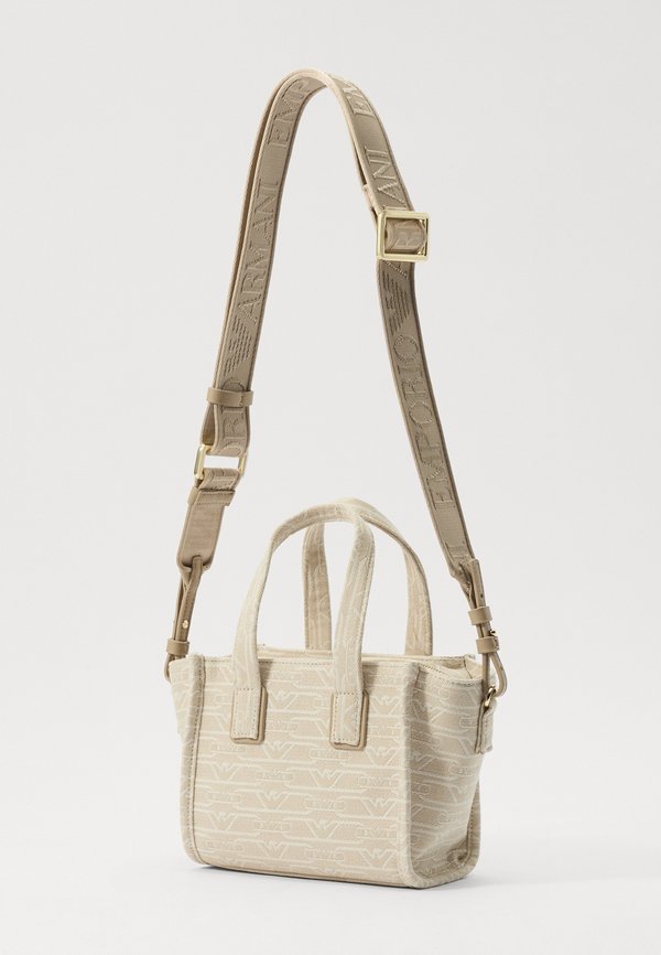 SHOPPING BAG MONOGRAM STITCHING - Handbag2