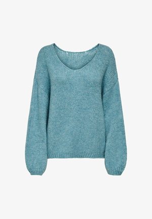 JDY JDYDINEA REVERSIBLE - Pullover - sea pine