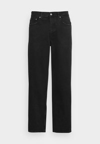 OMAR - Löst sittande jeans - worn black