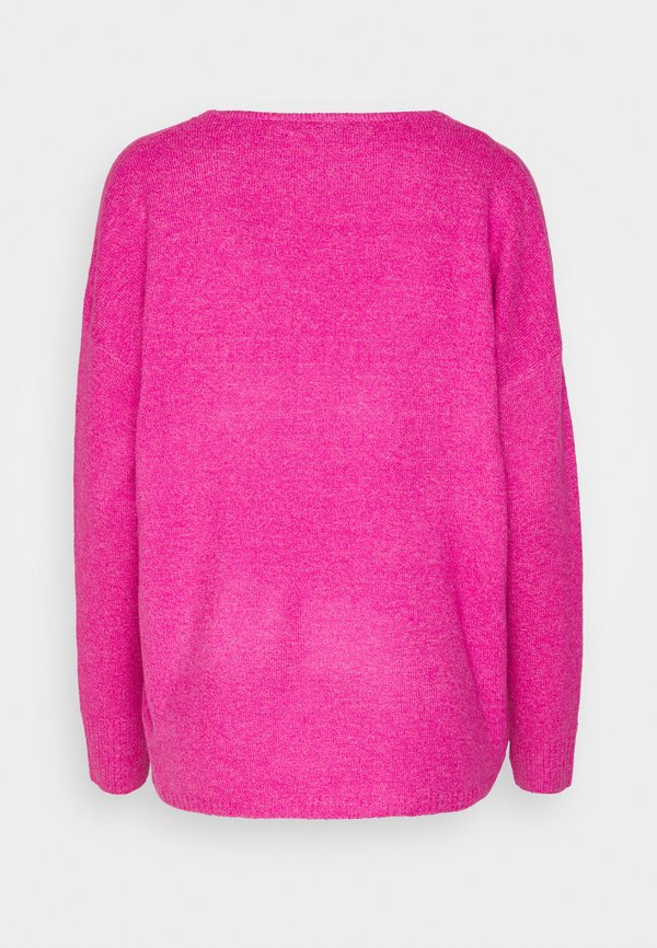 ONLRICA LIFE V NECK - Jumper - raspberry rose4