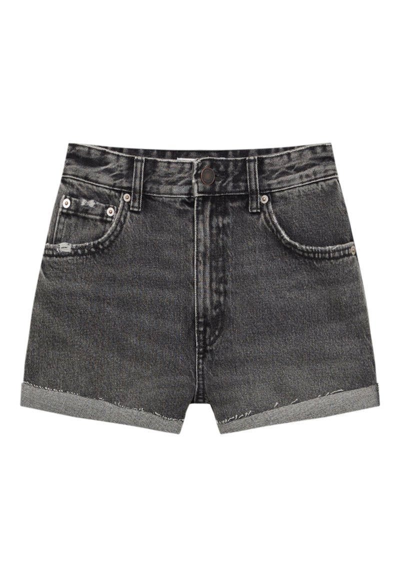PULL&BEAR Jeansshort grijs
