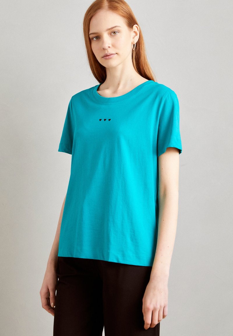 Esprit - TEE - T-shirt print - dark turquoise, Vergroten