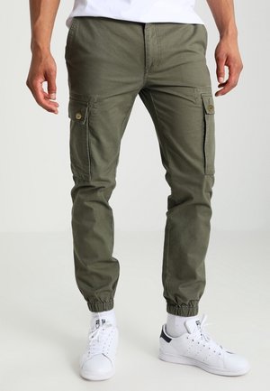 Pantalon cargo - olive