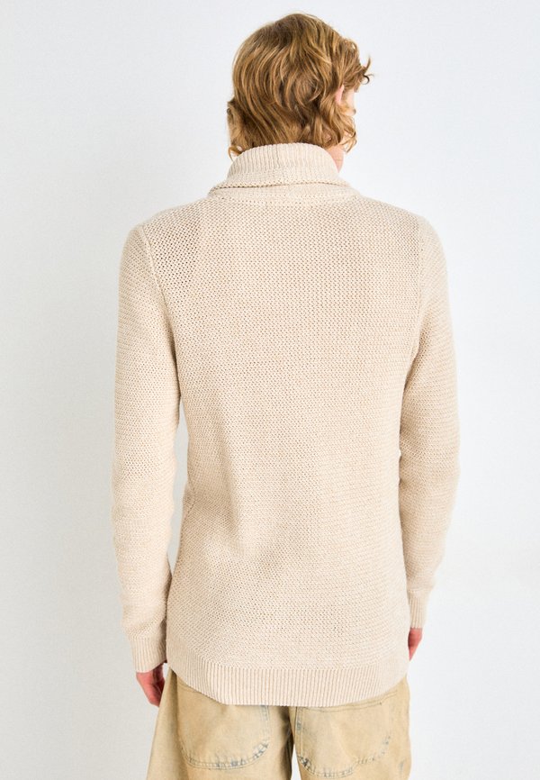 SLHRICHARD  SHAWL NECK - Cardigan - oatmeal4