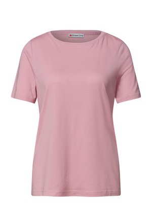 Street One, BASIC T-SHIRT MIT RUNDHALS IN UNIFARBE - T-shirt basique - vintage blush