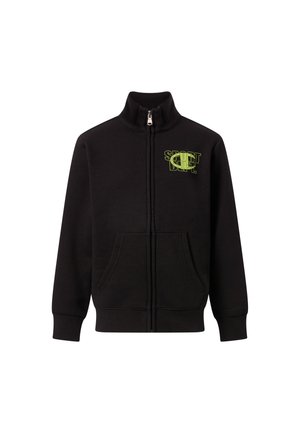 Champion, GRAPHIC FULL ZIP UNISEX - Суитшърт с цип - black