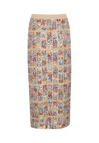 Culture CULTURE  - Fustă maxi - gold blue red sequins