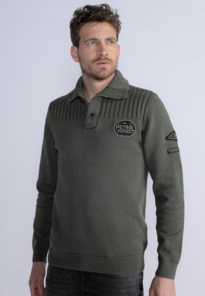 Petrol Industries Jersey de punto - hunter green