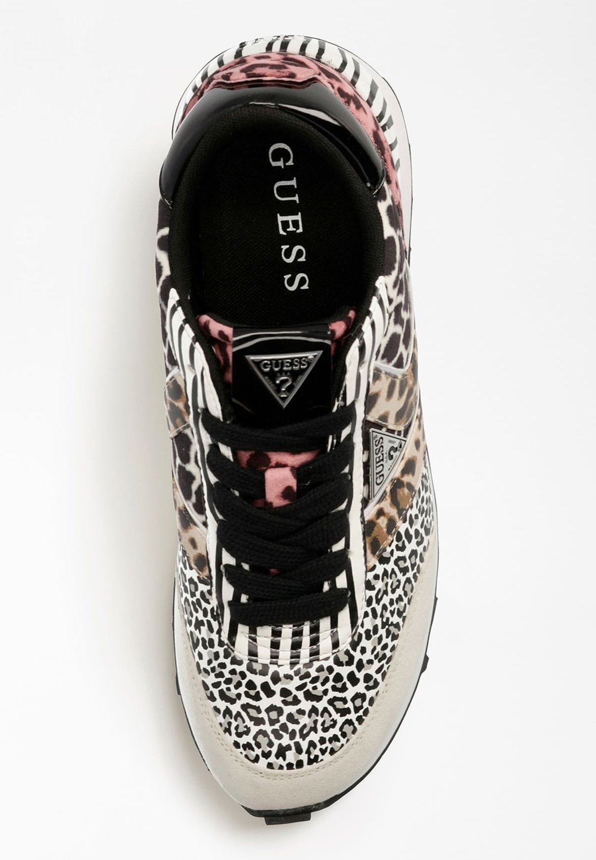 Guess multicolor sneakers Juless Faux Leather Animalier Runnig Shoe -  Women´s shoes • Differenta.com