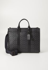 WESLEY TOTE IN SIGNATURE CANVAS - Cabas - charcoal